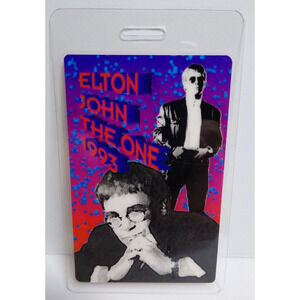 Elton John Backstage Pass The One Concert Tour Pop Rock Music Original 1993